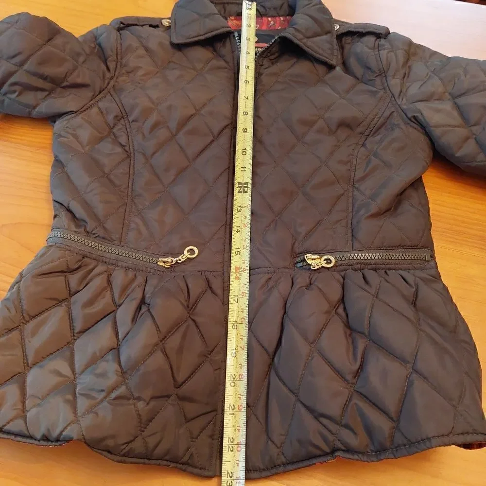 Dollhouse girls jacket size M dark green